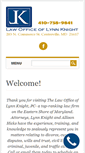 Mobile Screenshot of lynnknightlaw.com